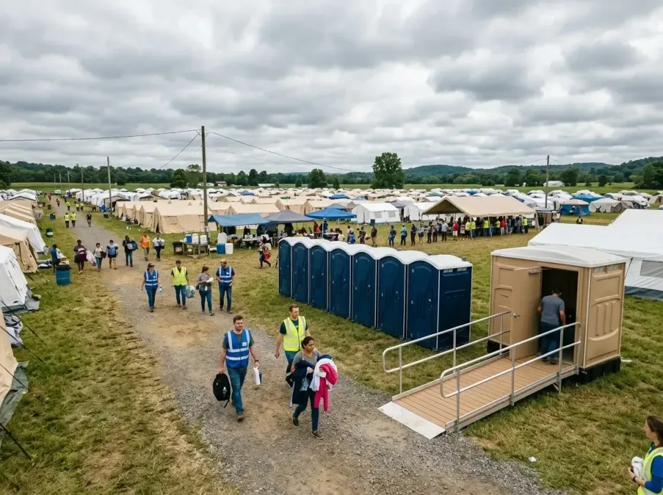disaster-relief-camp-restrooms-010 — frequently asked questions, Dumpster & Portable Bathrooms Rental in Kingwood, WV